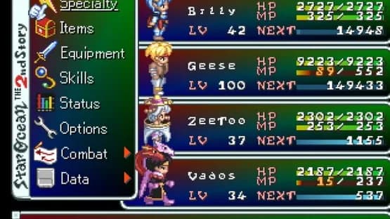 Star Ocean: The Second Story — Screenshoty