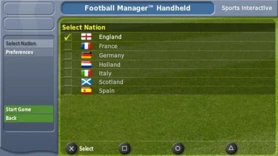 Football Manager Handheld — Screenshoty