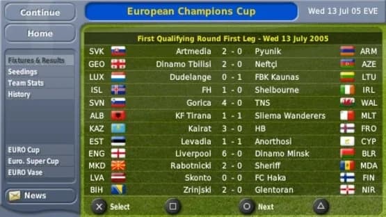 Football Manager Handheld — Screenshoty