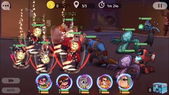 Disney Heroes: Battle Mode — Screenshoty