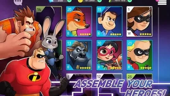 Disney Heroes: Battle Mode — Screenshoty