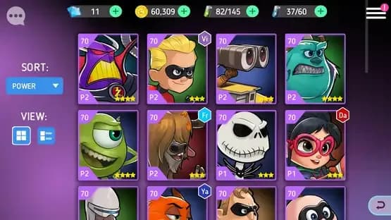Disney Heroes: Battle Mode — Screenshoty
