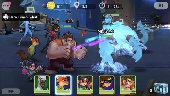 Disney Heroes: Battle Mode — Screenshoty
