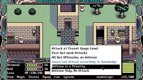 Knights of Xentar — Screenshoty