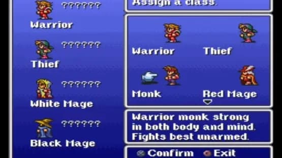 Final Fantasy Origins — Screenshoty