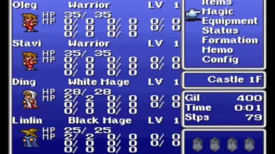 Final Fantasy Origins — Screenshoty