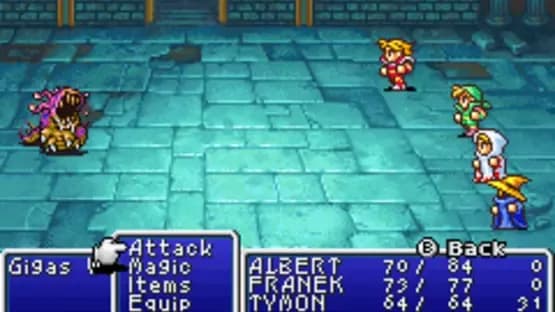 Final Fantasy I & II: Dawn of Souls — Screenshoty