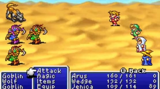 Final Fantasy I & II: Dawn of Souls — Screenshoty