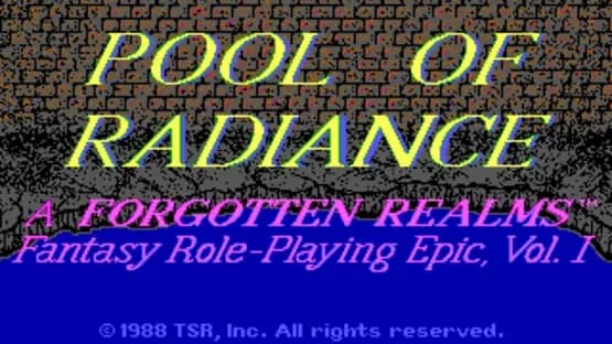Advanced Dungeons & Dragons: Pool of Radiance — Screenshoty