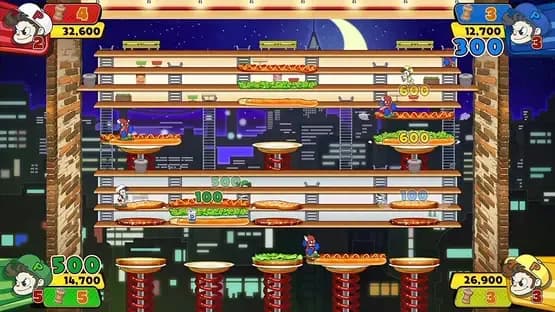 BurgerTime Party! — Screenshoty