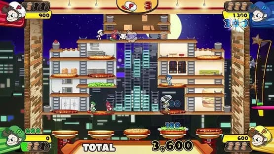 BurgerTime Party! — Screenshoty