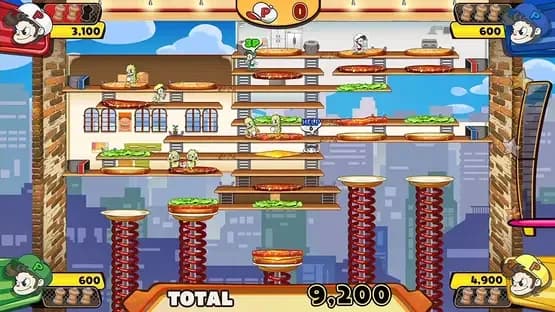 BurgerTime Party! — Screenshoty