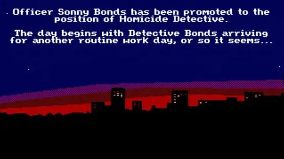 Police Quest II: The Vengeance — Screenshoty