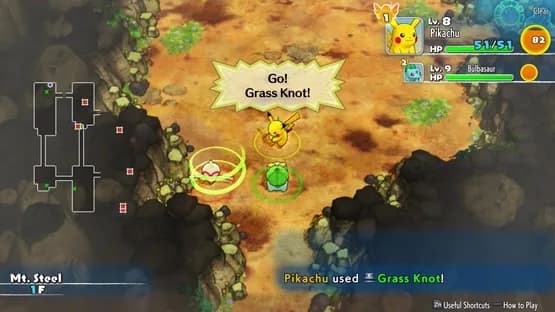 Pokémon Mystery Dungeon: Rescue Team DX — Screenshoty