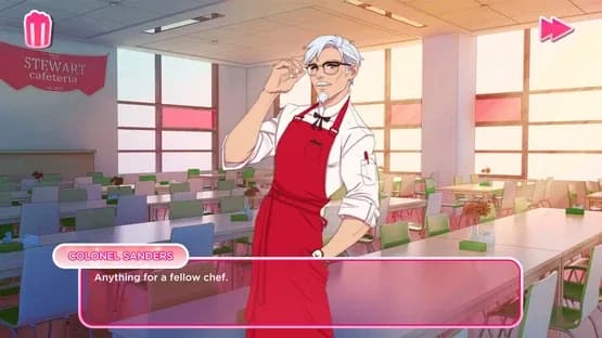 I Love You, Colonel Sanders! A Finger Lickin' Good Dating Simulator — Screenshoty