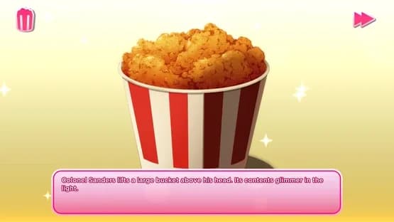 I Love You, Colonel Sanders! A Finger Lickin' Good Dating Simulator — Screenshoty