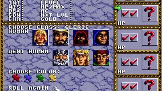 Dungeons & Dragons: Warriors of the Eternal Sun — Screenshoty