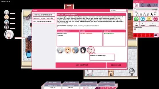 Shining Song Starnova: Idol Empire — Screenshoty