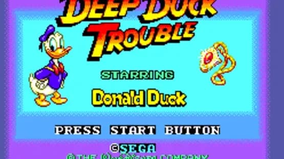 Deep Duck Trouble Starring Donald Duck — Screenshoty