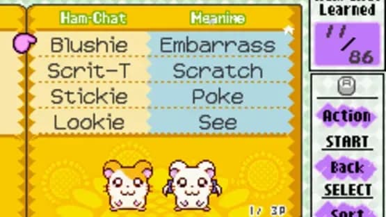 Hamtaro: Ham-Ham Heartbreak — Screenshoty