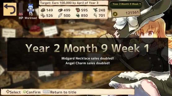 Marisa's Marvelous Magic Shop — Screenshoty