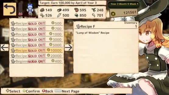 Marisa's Marvelous Magic Shop — Screenshoty