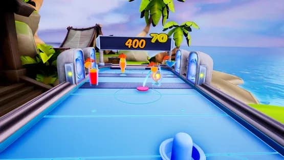 Tropical Air hockey — Screenshoty