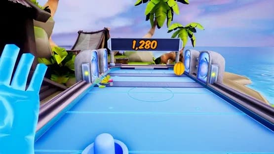 Tropical Air hockey — Screenshoty