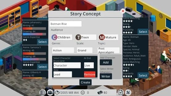 Comic Book Tycoon — Screenshots