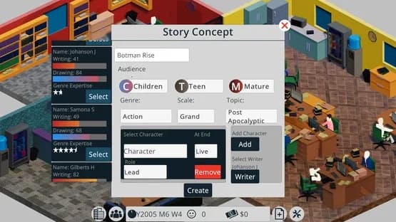 Comic Book Tycoon — Screenshots