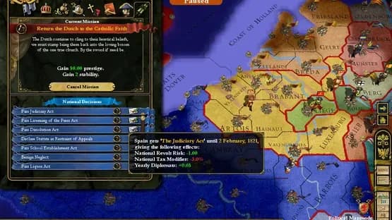 Europa Universalis III: In Nomine — Screenshoty