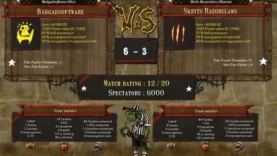 Blood Bowl — Screenshoty