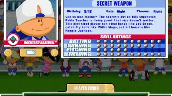 Backyard Baseball 2001 — Screenshoty