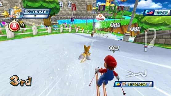 Mario & Sonic at the Olympic Winter Games — Screenshoty