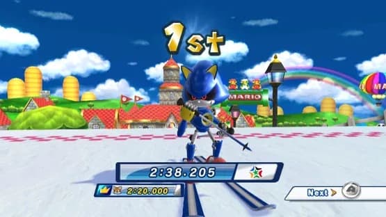 Mario & Sonic at the Olympic Winter Games — Screenshoty
