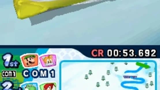 Mario & Sonic at the Olympic Winter Games — Screenshoty