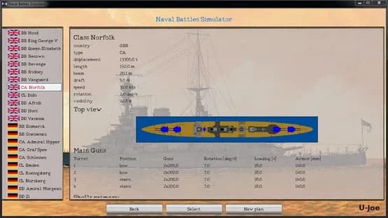 Naval Battles Simulator — Screenshots