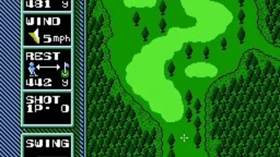 NES Open Tournament Golf — Screenshoty