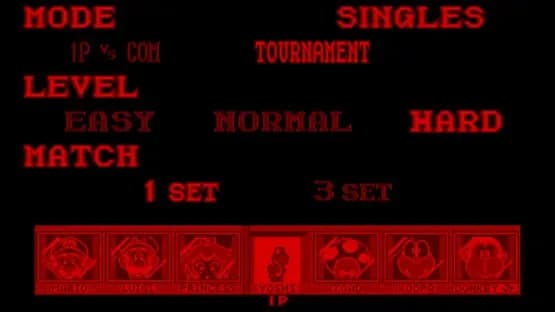Mario's Tennis — Screenshoty