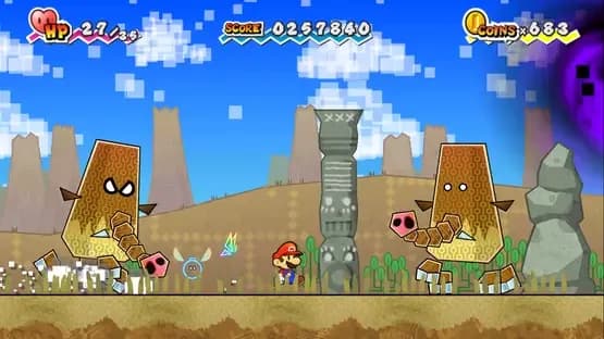Super Paper Mario — Screenshoty