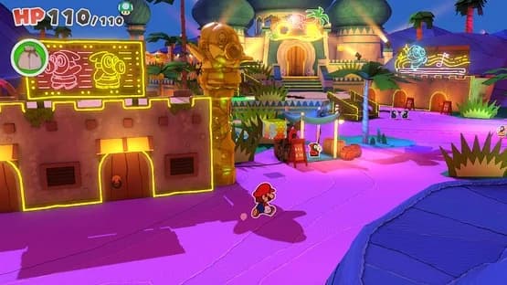 Paper Mario: The Origami King — Screenshoty