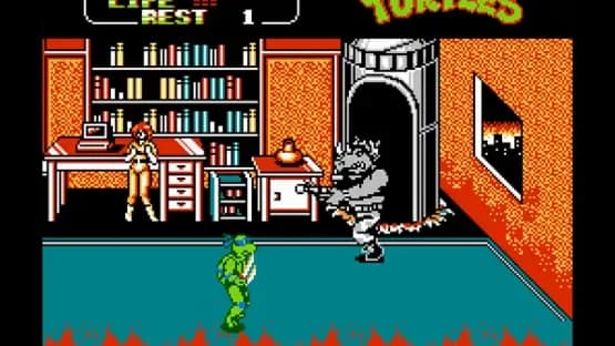 Teenage Mutant Ninja Turtles II: The Arcade Game — Screenshoty