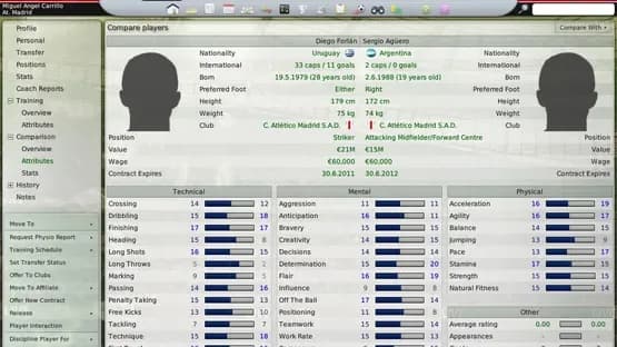 Football Manager 2008 — Screenshoty