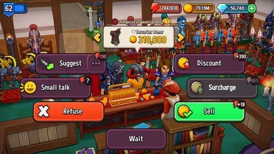 Shop Titans — Screenshoty