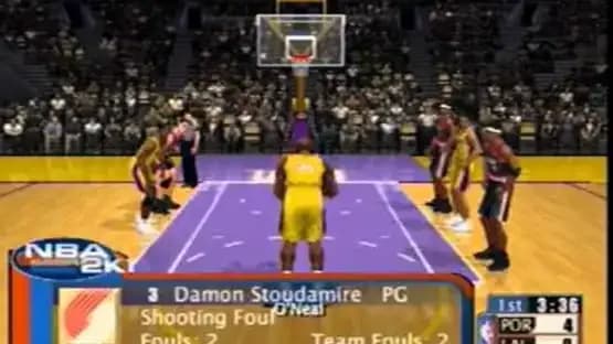 NBA 2K1 — Screenshoty