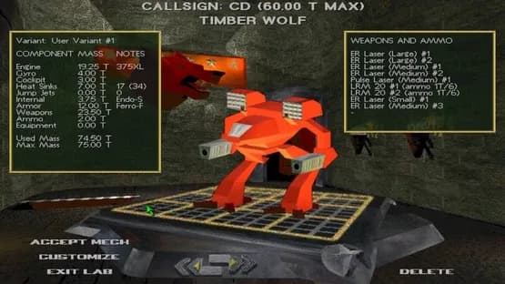 MechWarrior 2: 31st Century Combat — Screenshoty