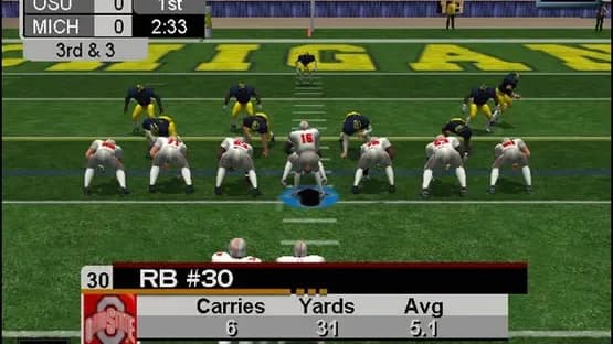 NCAA College Football 2K3 — Screenshoty