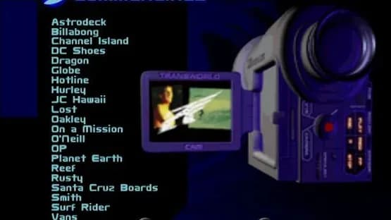 TransWorld Surf — Screenshoty