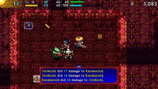Shiren the Wanderer: The Tower of Fortune and the Dice of Fate — Screenshoty
