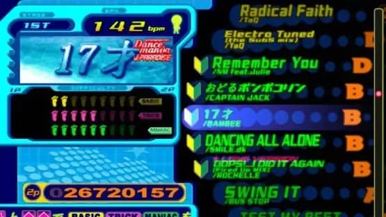 Dance Dance Revolution 5thMix — Screenshoty